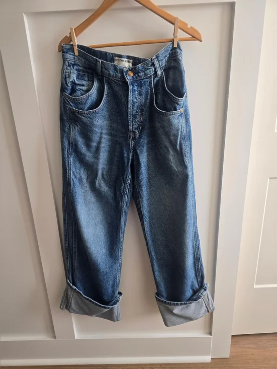 Free People We The Free Final Countdown Jeans In The Color Zero Size 26 - Picture 4 of 9